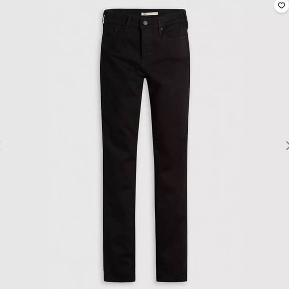Levi's 312 Shaping Slim Black Jeans (25) - Picture 8 of 8